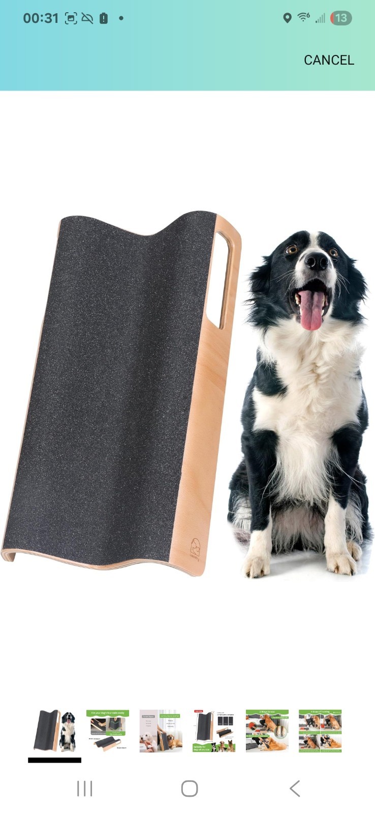M-Shaped Dog Scratch Pad for Nails Dog Nail File Toy for Dog Nail Maintenance...