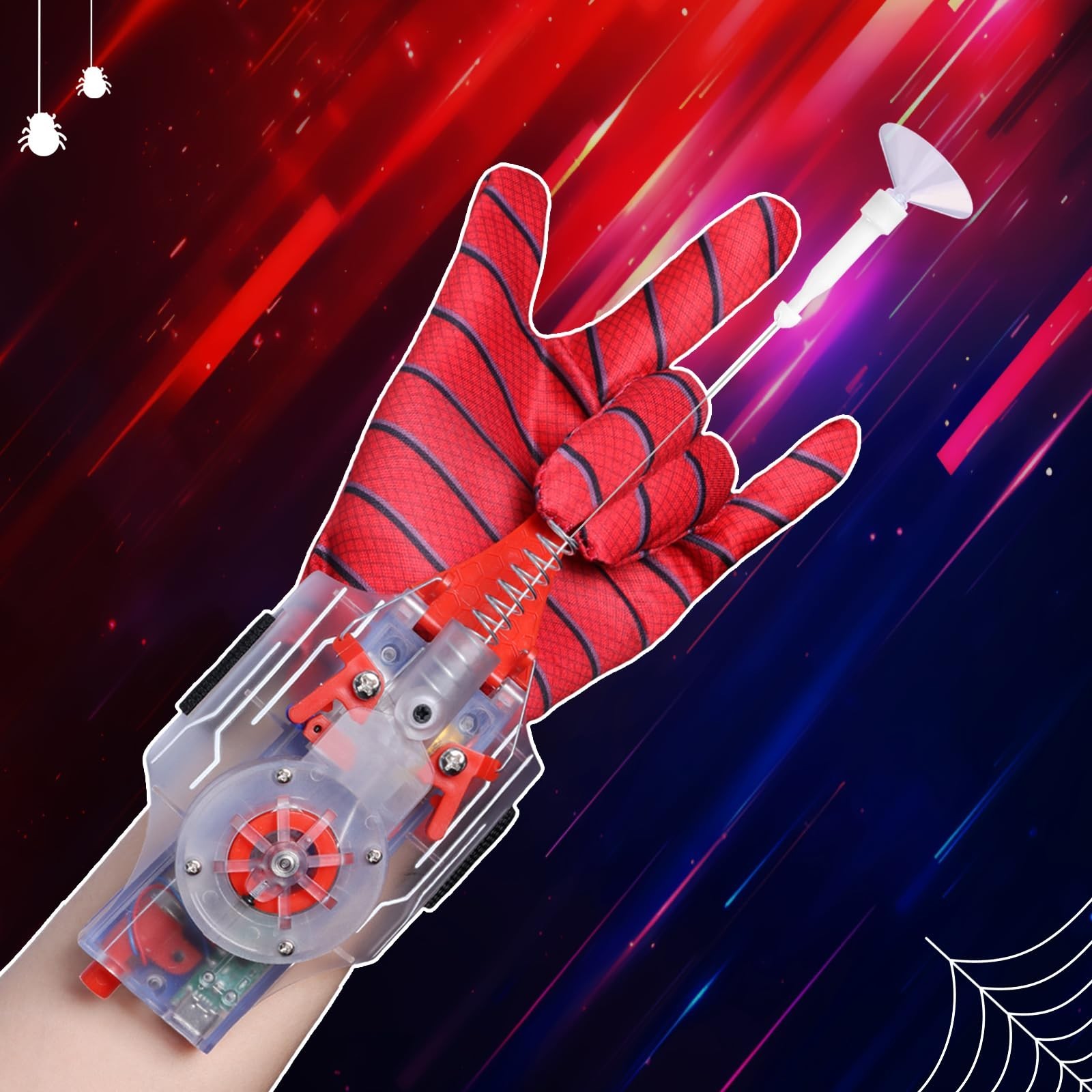 Spider Web Shooter Pro, Web Launcher String Shooters Toy, Cool Gadgets, USB C...