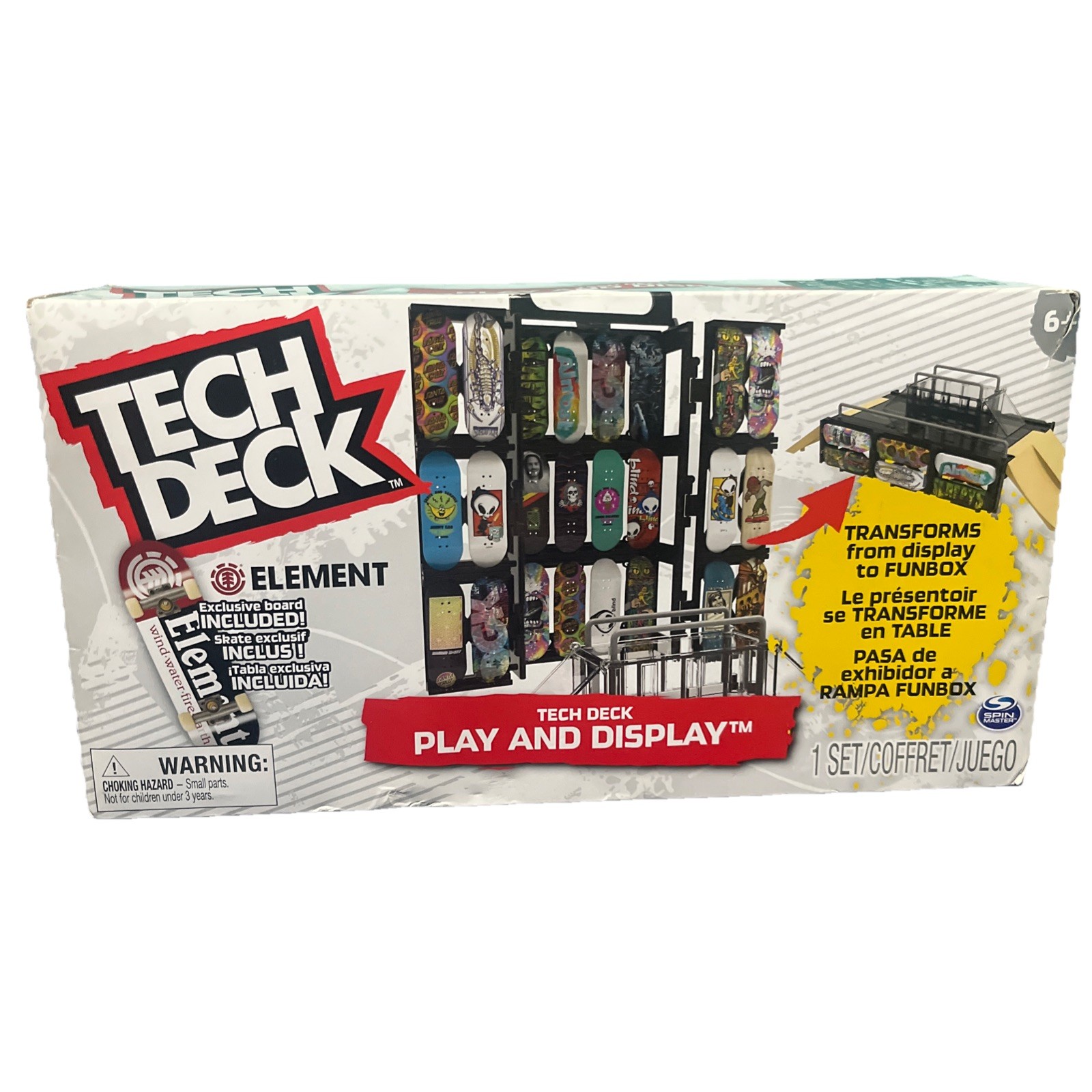 Tech Deck Play and Display Skate Shop with Exclusive Element Board Included New