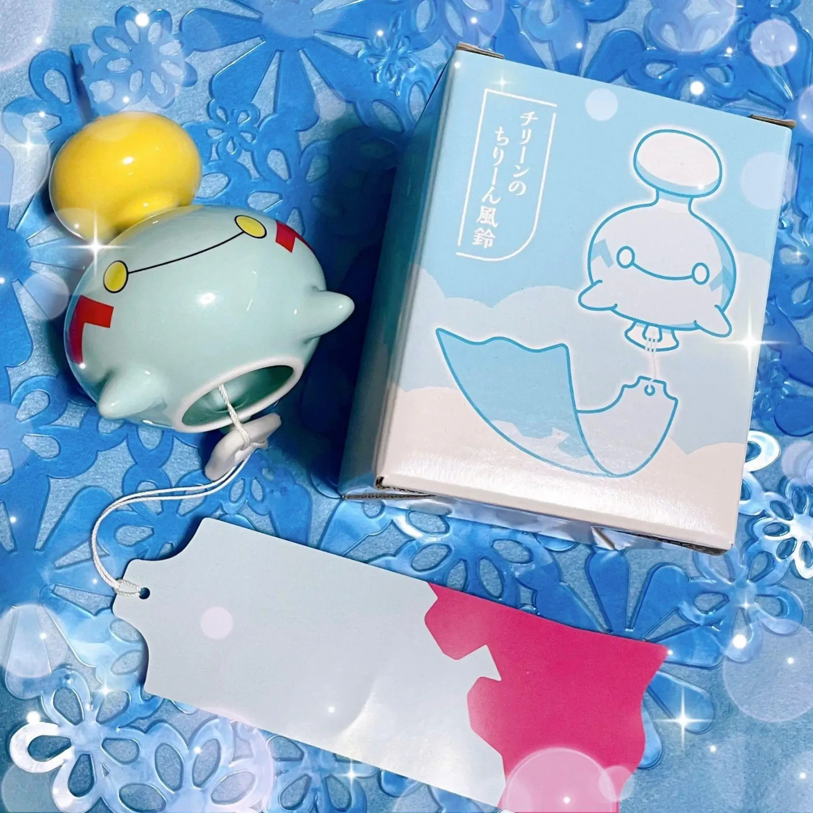 Chimecho Ceramic Wind Chime – Cute Pokemon Decor for Bedroom or Gifts