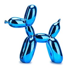 Blue Balloon Dog Decor,Balloon Animal Decor,Shelf Decor Preppy Room Decor,Cute 