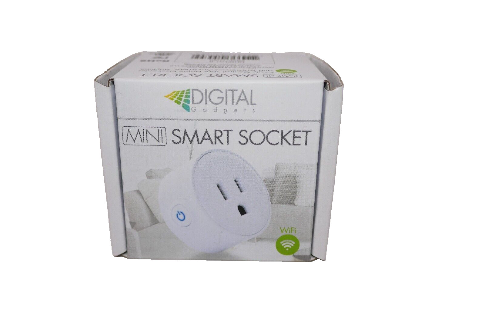 Digital Gadgets Wi-Fi Mini Smart Socket DHSPLG1-R White