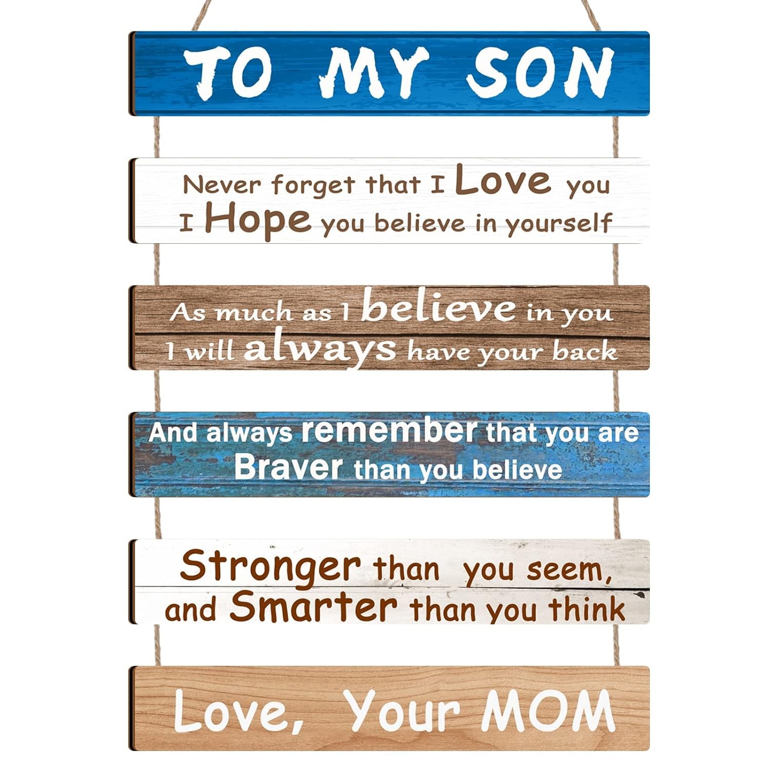 Bucherry to My Son Gift from Mom Boys Room Decor Baby Bedroom for... 