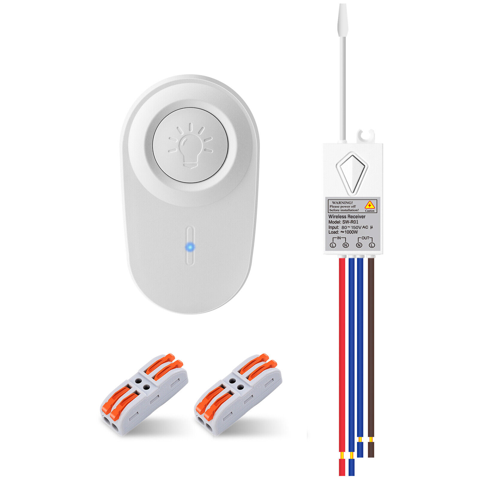 Wireless Light Switch Remote Control Wall Mounted Smart Home Gadget Home DIY New