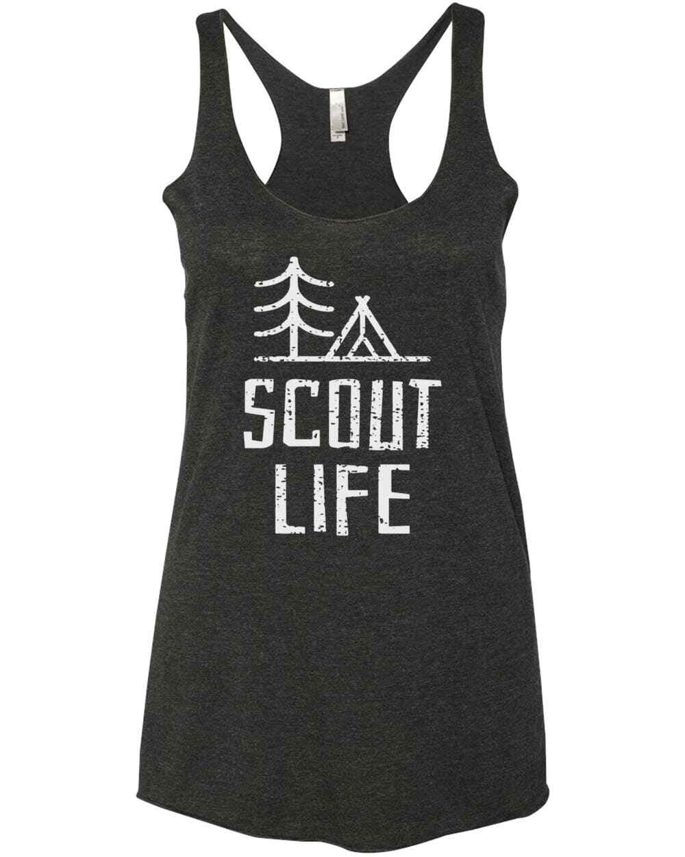 Scout Camping Hiking Lovers Funny Gift Campers Adventure Lovers Trendy Racer Tan
