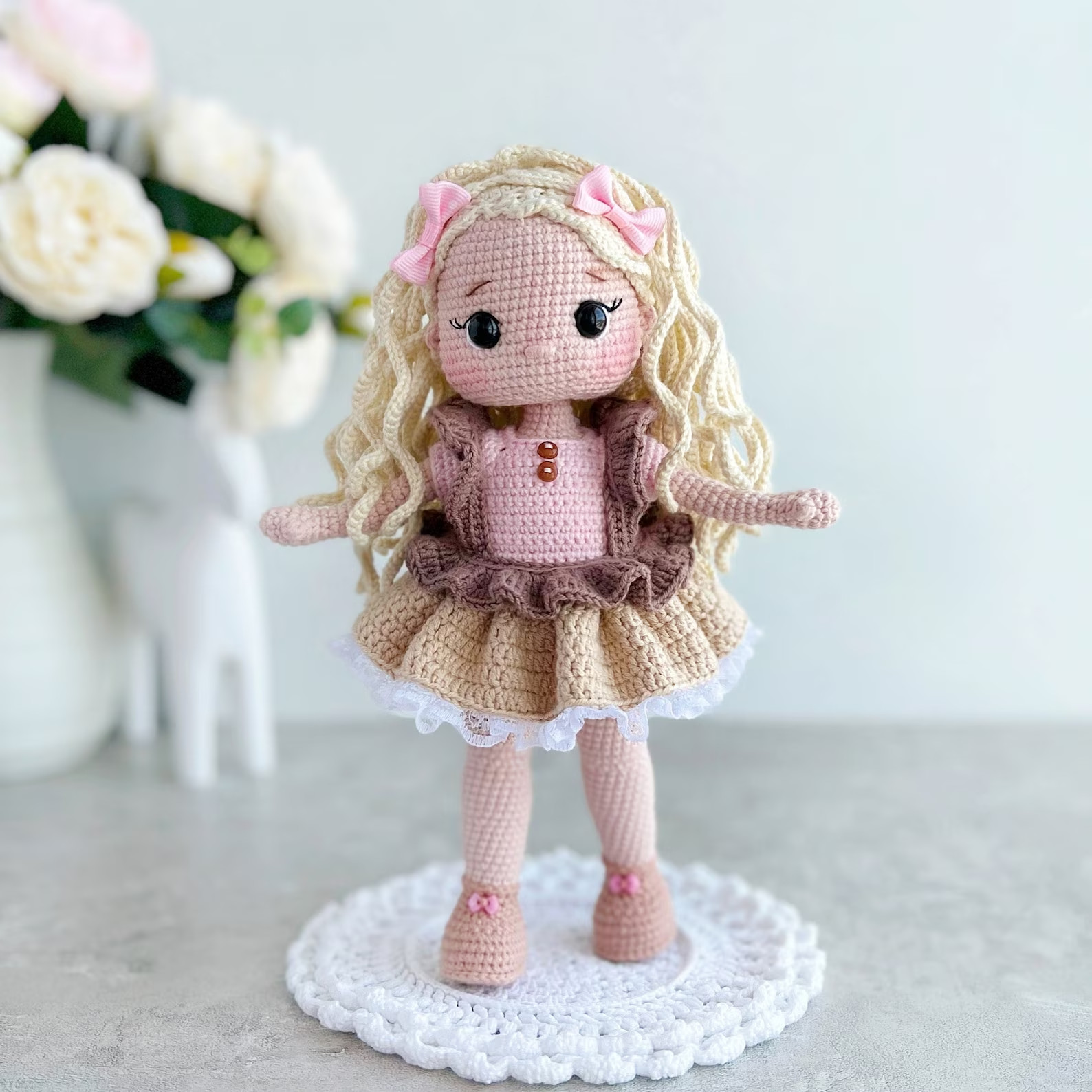 Handmade Crochet Doll | Amigurumi Plush Toy | Cute Unique Gift Idea
