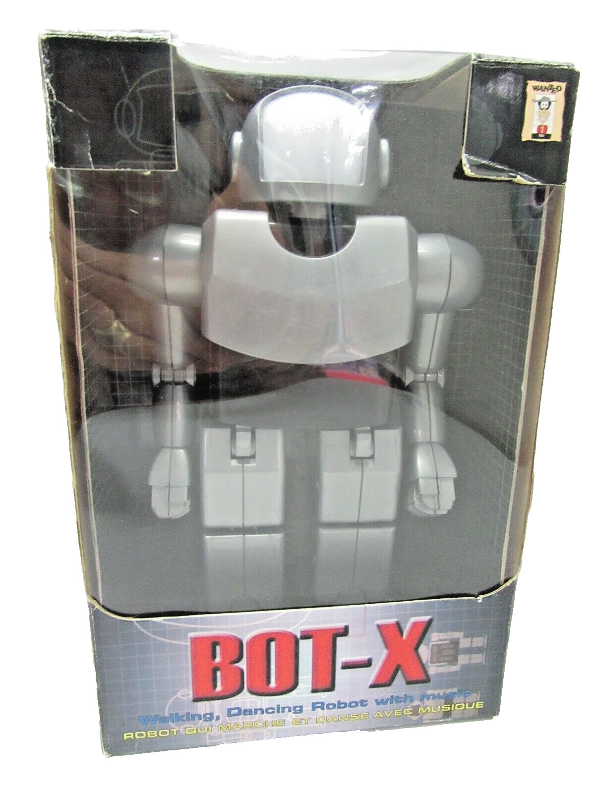 Bot-X Walking Dancing Robot With Music in Original Box Working Wanted Toys