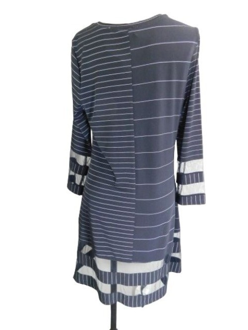 ic by Connie K  Size S Small Elegant 3/4 Sleeve Black White Dress NWT $148