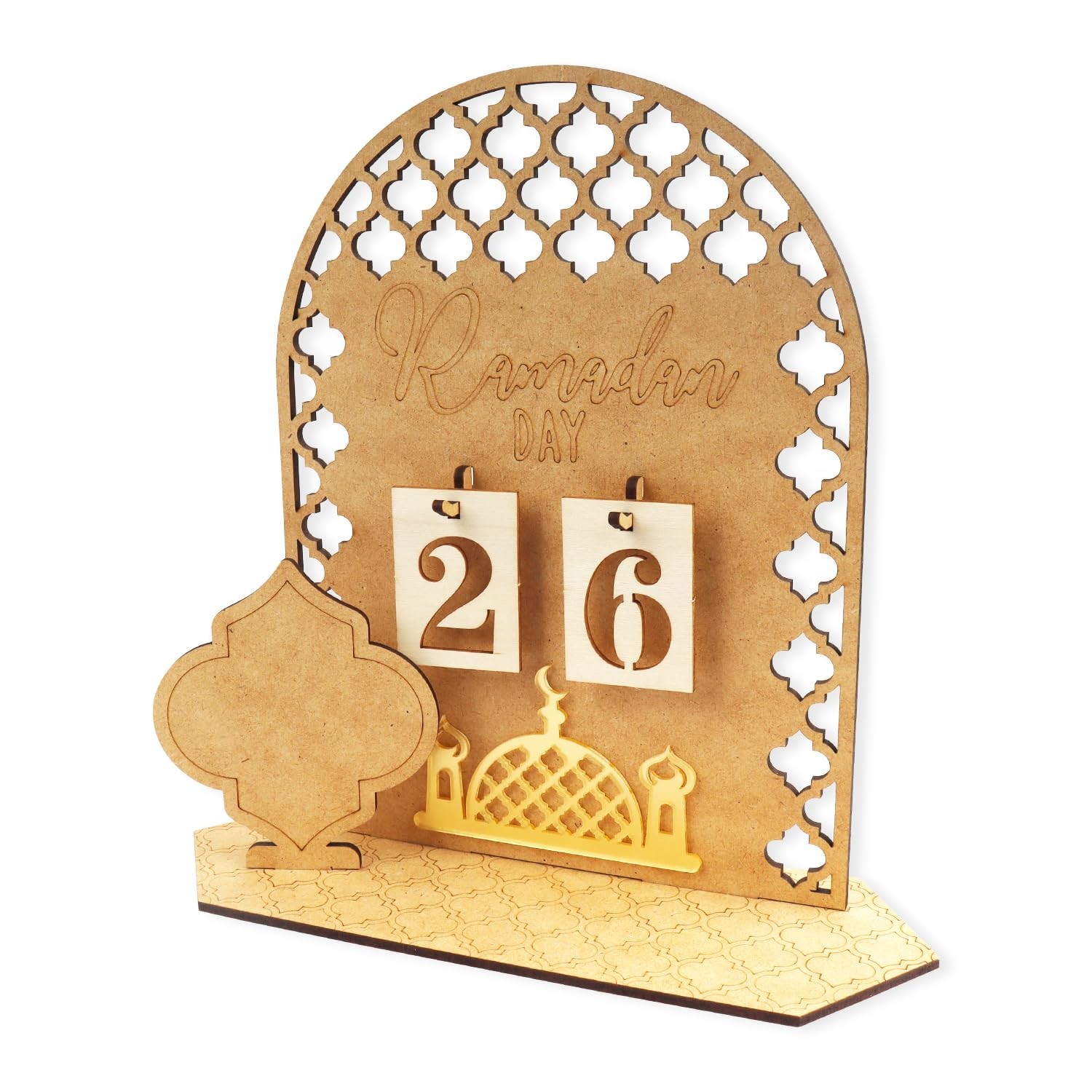 Ramadan Advent Calendar Wooden Ornament30 Day Countdown Til Eid Gift for Kids...