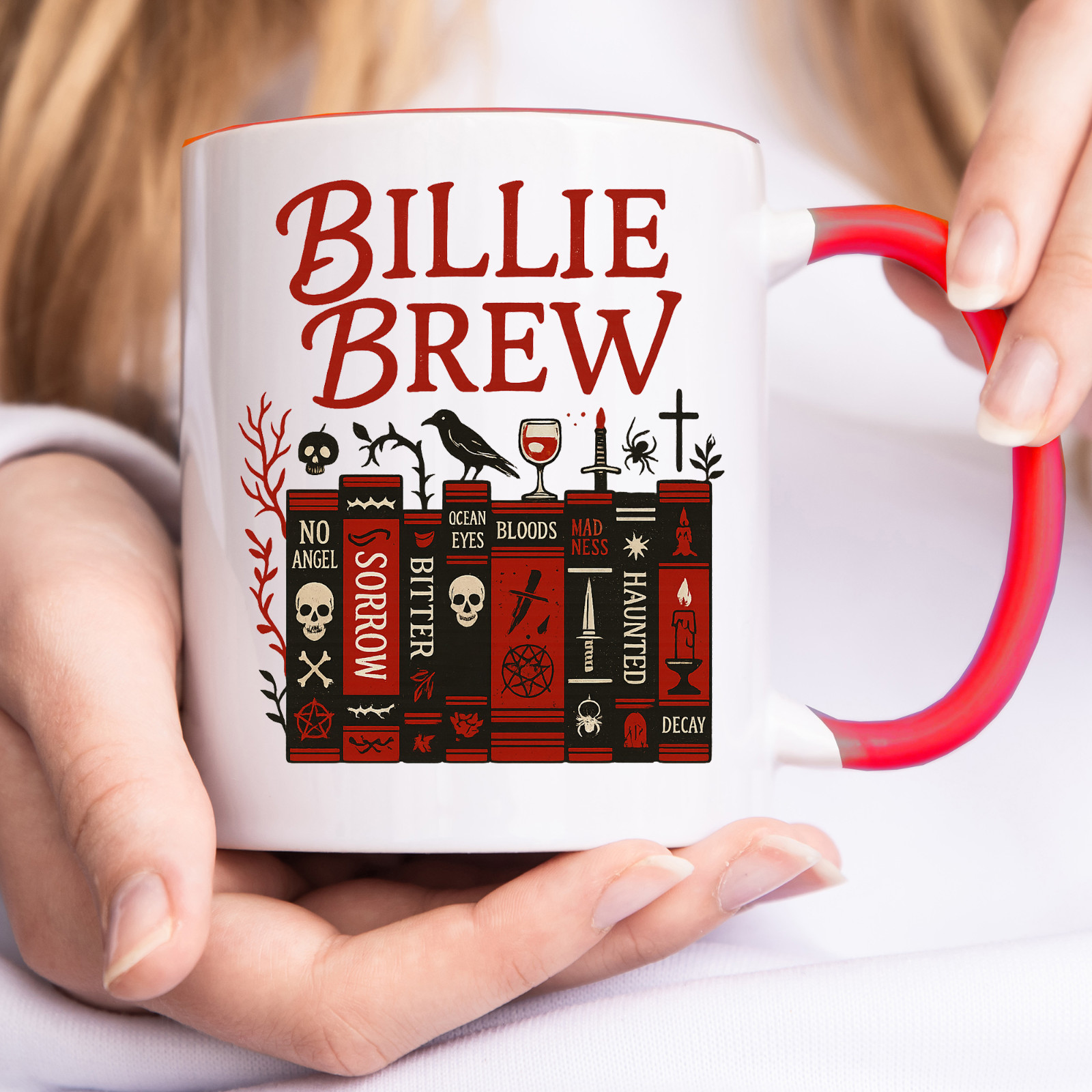 Billie Eilish Mug Billie Brew Gothic Coffee Cup Funny Gift for Music Fans Women