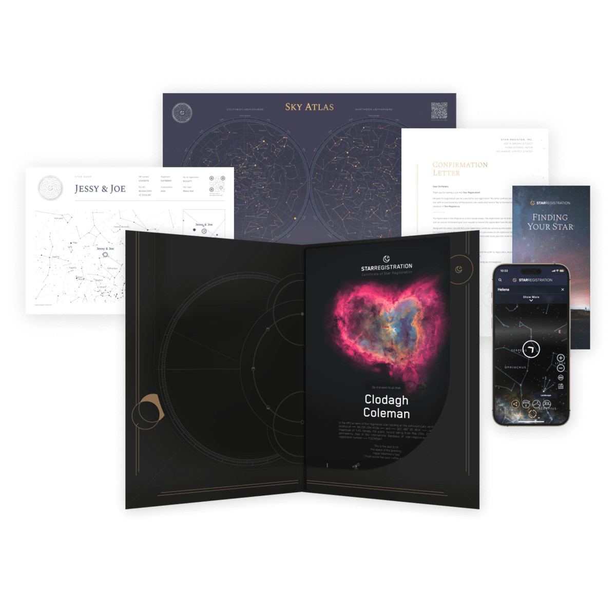 Name a Star Gift – Personalized Keepsake Folder for Any Occasion