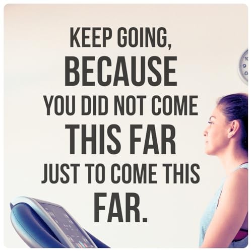 Keep Going Motivational Inspirational Wall Decal Sticker Quote Home Gym Decor