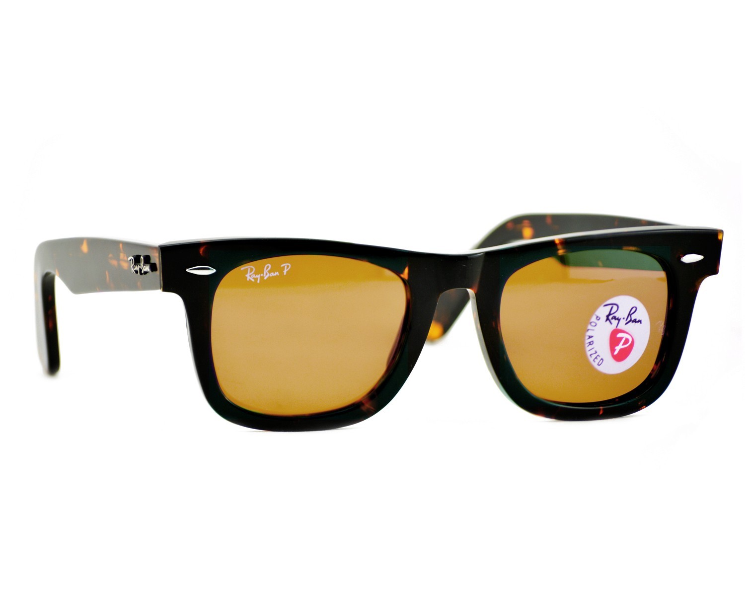 Ray-Ban Sunglasses RB2140 Original Wayfarer 50mm Tortoise Frame Brown Lenses
