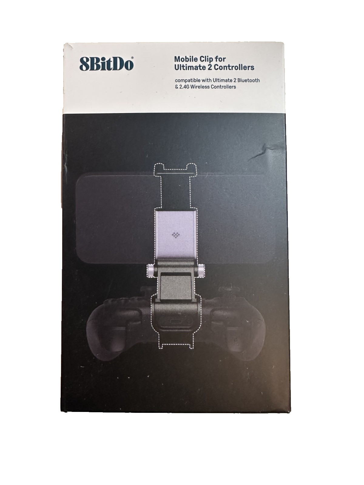 8BitDo Mobile Phone Gaming Clip Holder for 8BitDo Ultimate 2 Wireless Controller