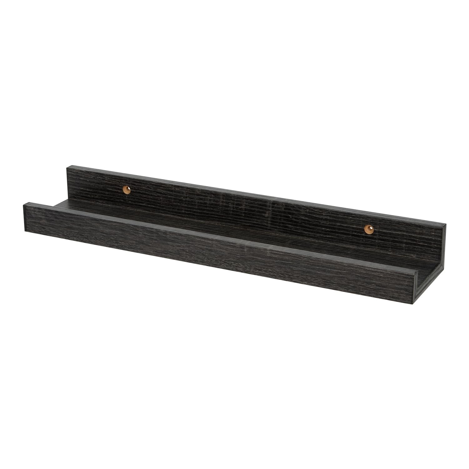 Home Basics 18" Minimalist Design Floating Shelf with a Picture Ledge Wall