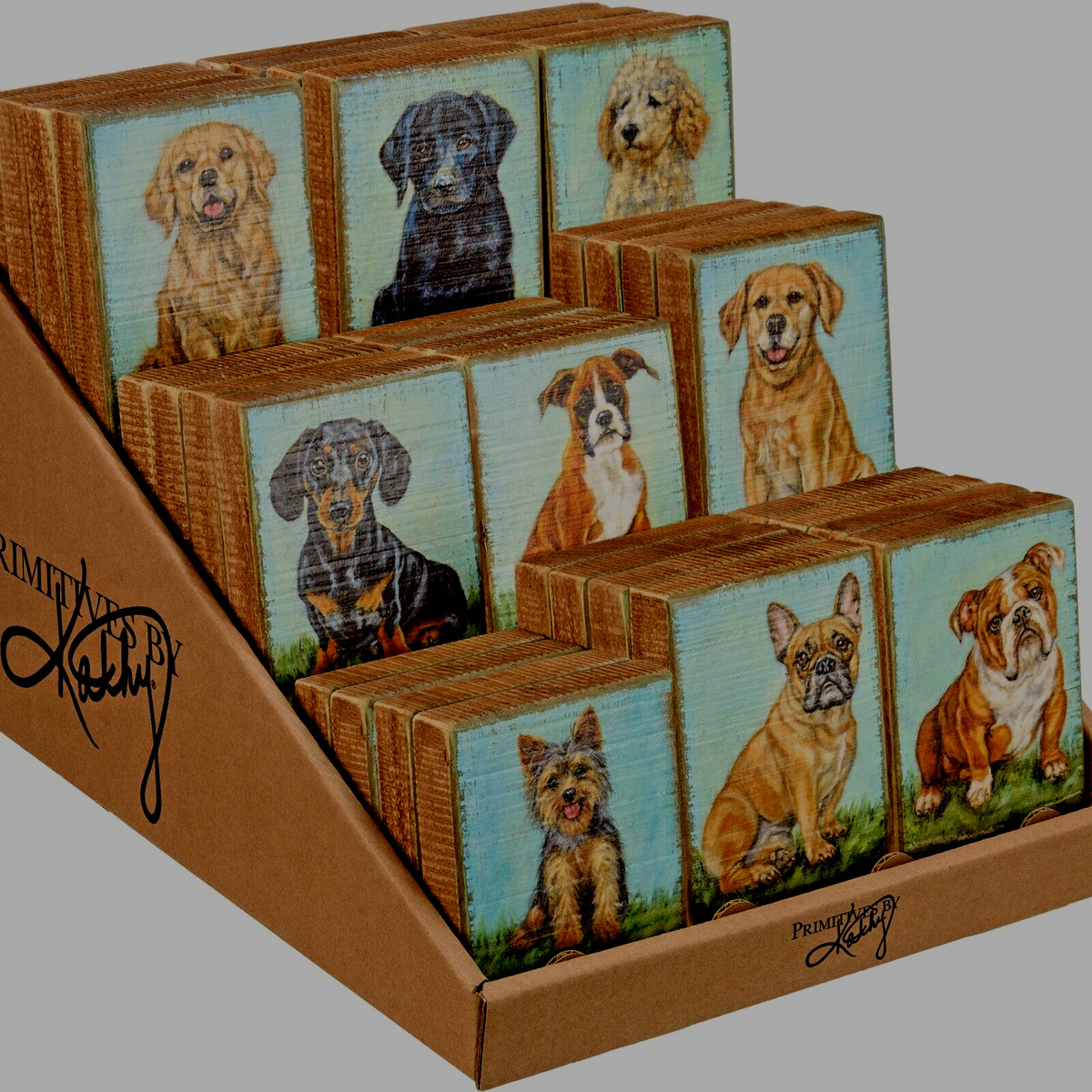 Dog "Breed Specific" Colorful Block Signs - Choose  your dog!  Great gift!