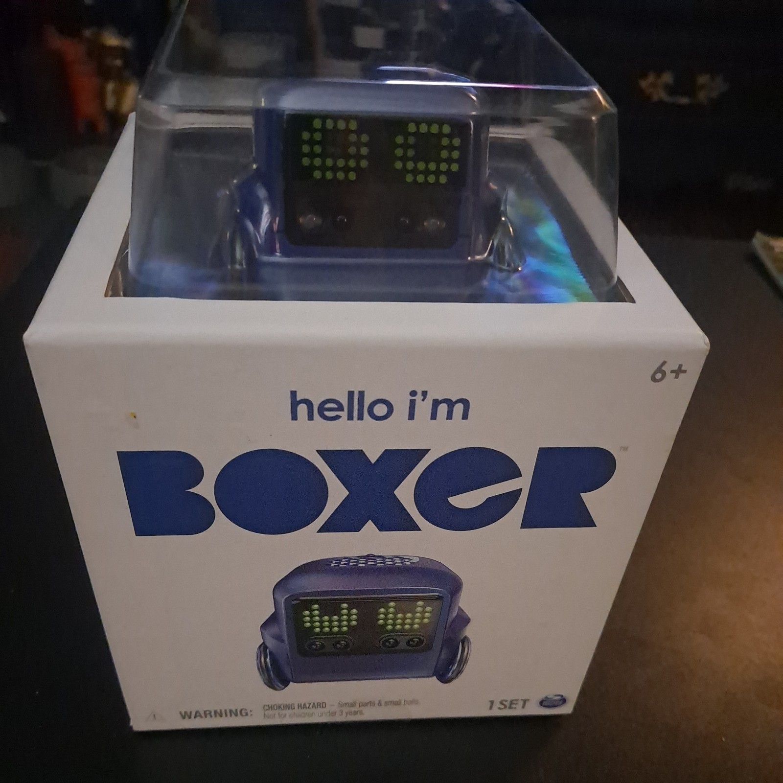 Boxer Interactive A.I. Robot Toy With Personality and Emotions - Blue