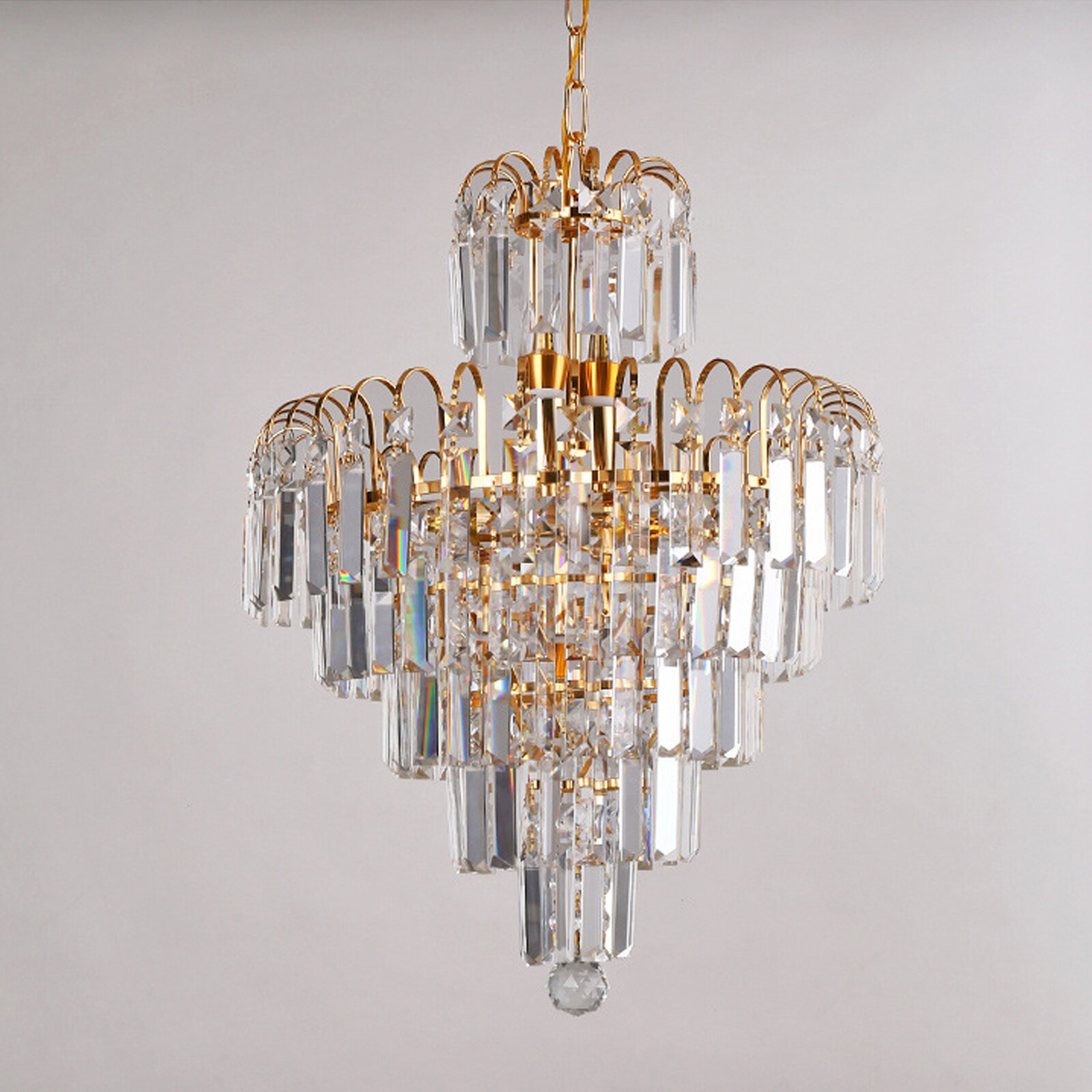 Luxury Crystal Chandelier Modern Ceiling Light Lamp Pendant Fixture Lighting NEW