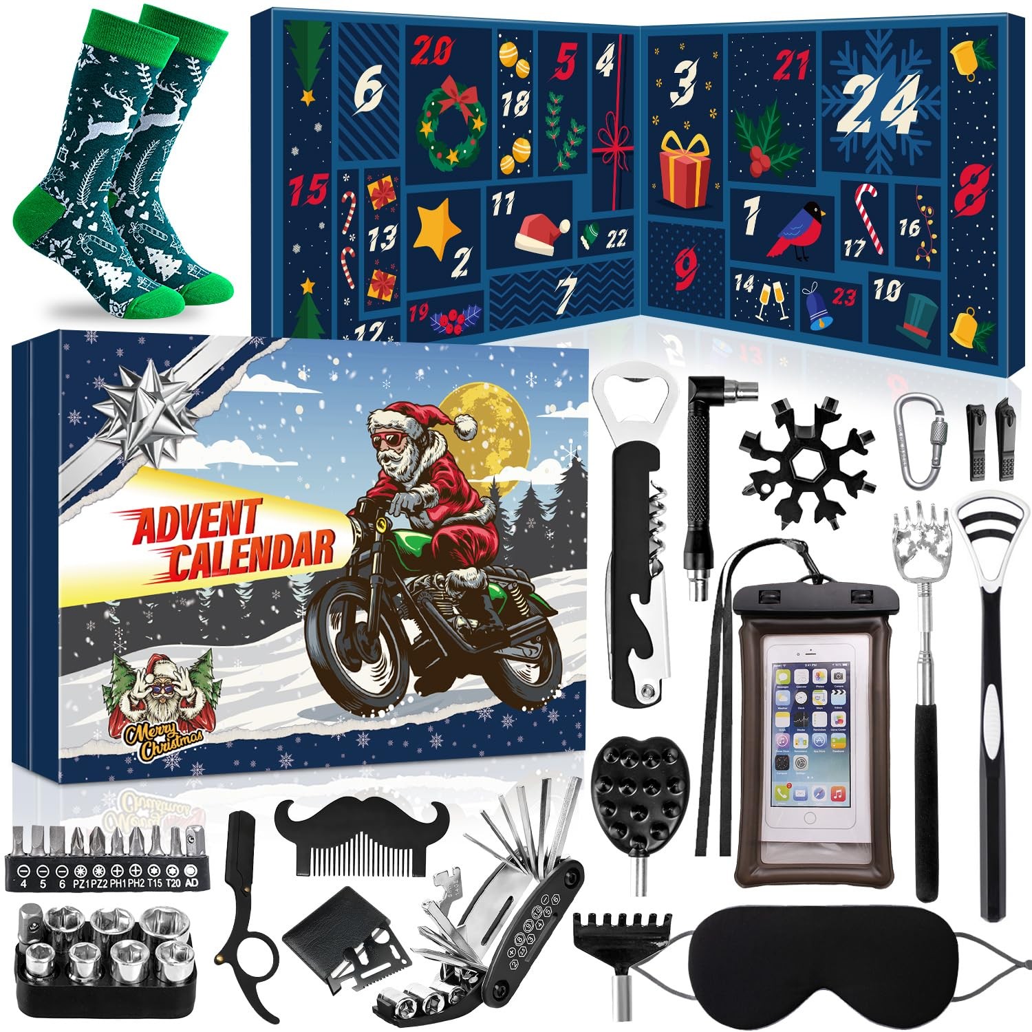 Gadget Advent Calendar for Men Teenage Boys 2025 Christmas, Gadgets Tools Fun...