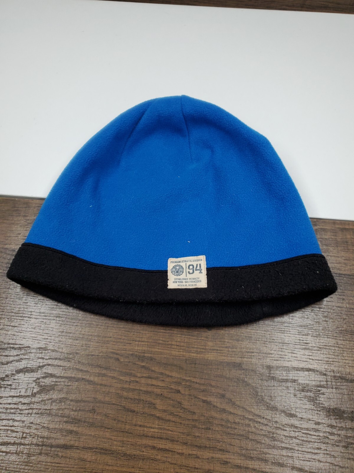 Premium Athletic Beanie Hat Blue One Size S-M Watch Cap Skull Cap Knit