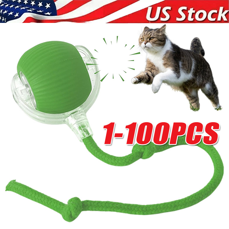 Automatic Rolling Ball Smart Cat Dog Toy Electric Pet Self-moving Kitten lot