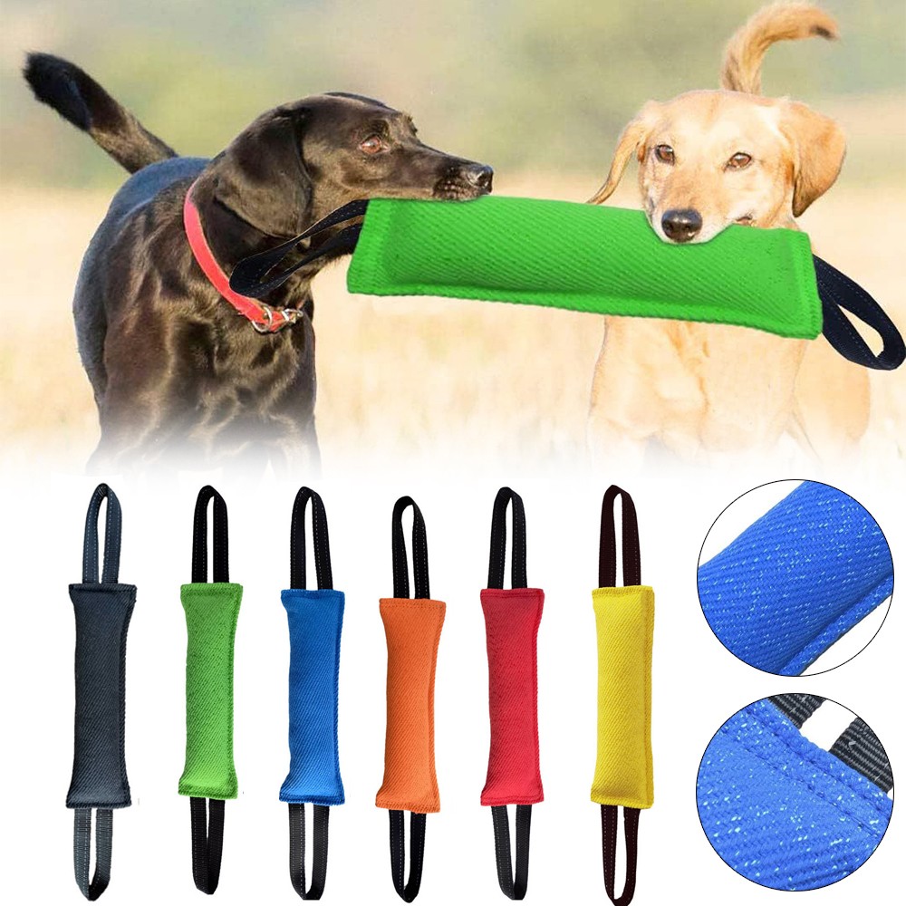 Durable Bite Suit Fabric Tug Toy for Small Medium Dogs Interactive Play