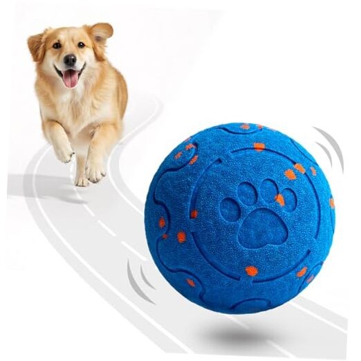 Dog Balls: Interactive Dog Ball Auto Rolling - Interactive Dog Toys for Blue