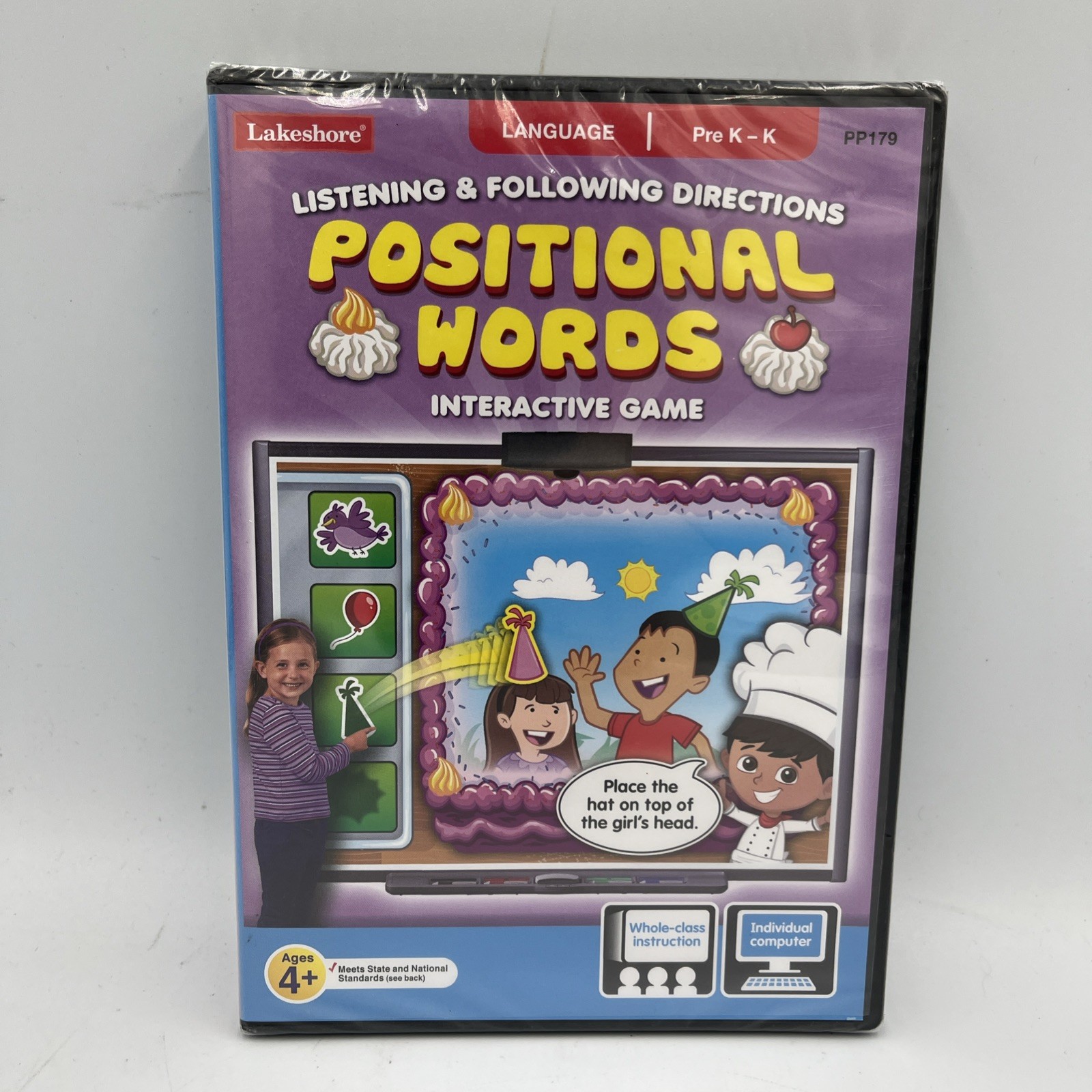 Positional Words: Interactive Game • Lakeshore • Windows/Mac • New/Sealed!!!