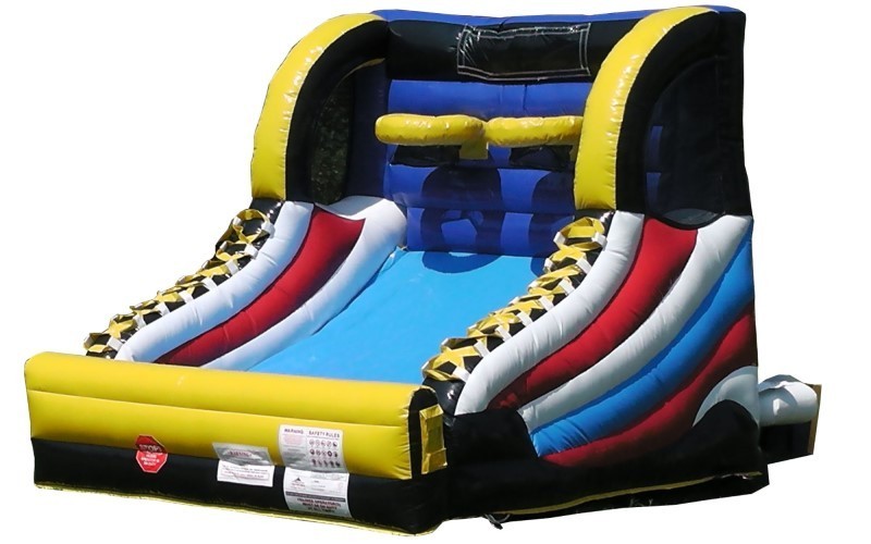 9Lx10Wx8H Compact Inflatable Hoop Shot Interactive Game With 1 HP Blower