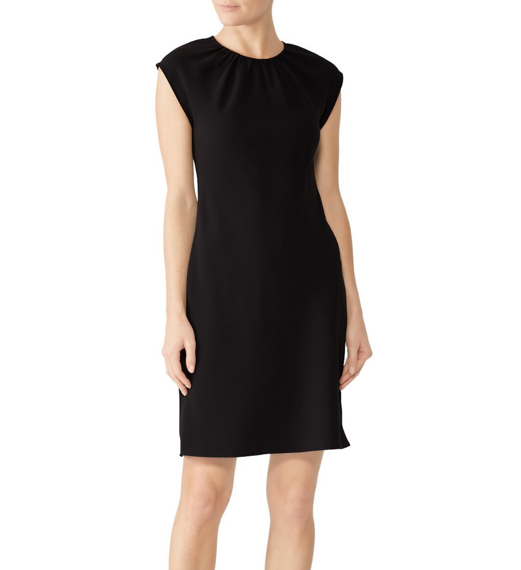 NWT Theory Cap Sleeve Sheath Black Dress, size P, Small Size Work - Evening Look