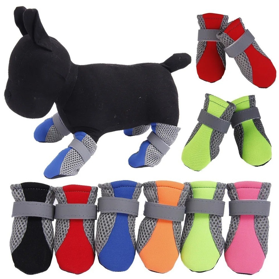 Pet Dog Shoes Puppy Outdoor Soft Bottom Waterproof Rain Boots for Small Dogs Cat
