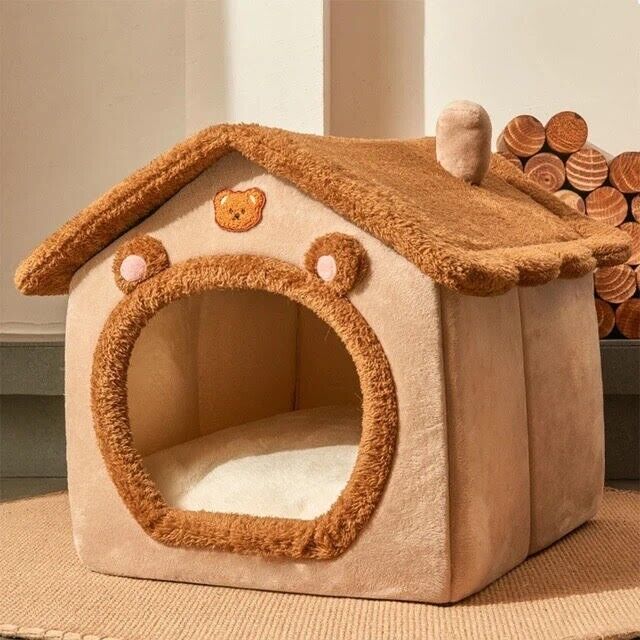 Adorable Foldable Pet House Soft Washable Cushion