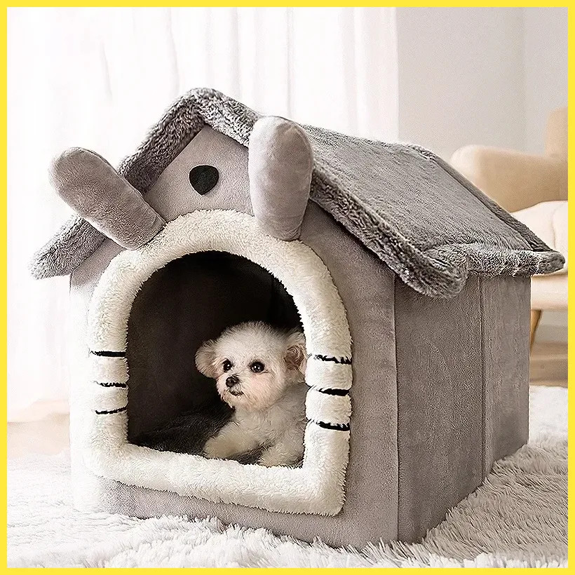 Folding Houses For Any Size Of Dogs and Cats, Mattresses, Pet Product for winter