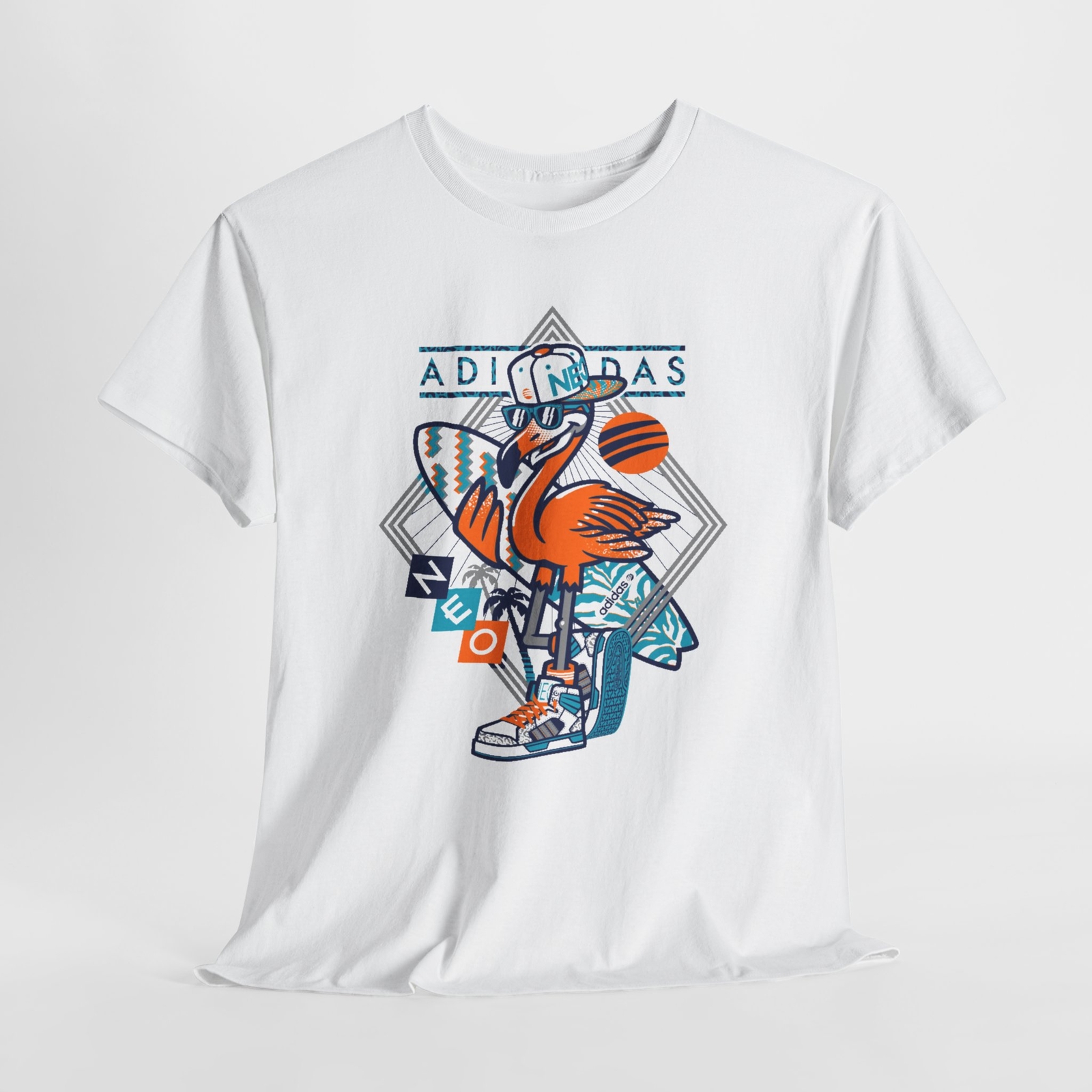 Trendy Fashion, Adidas Neo Unisex Tee Shirt Casual Affordable Style Teens Adults