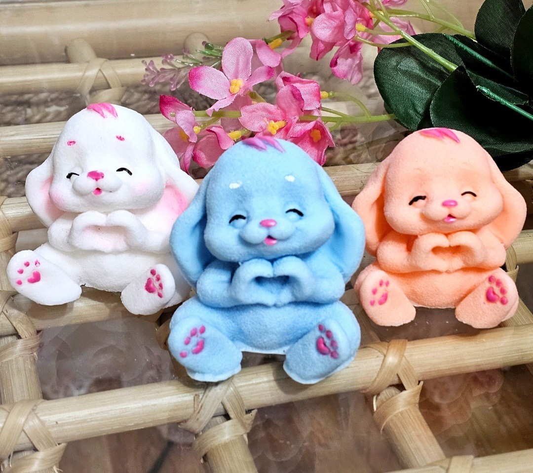 Handmade Rabbit Soap Gift Kids Birthday Favor Unique Gift Idea