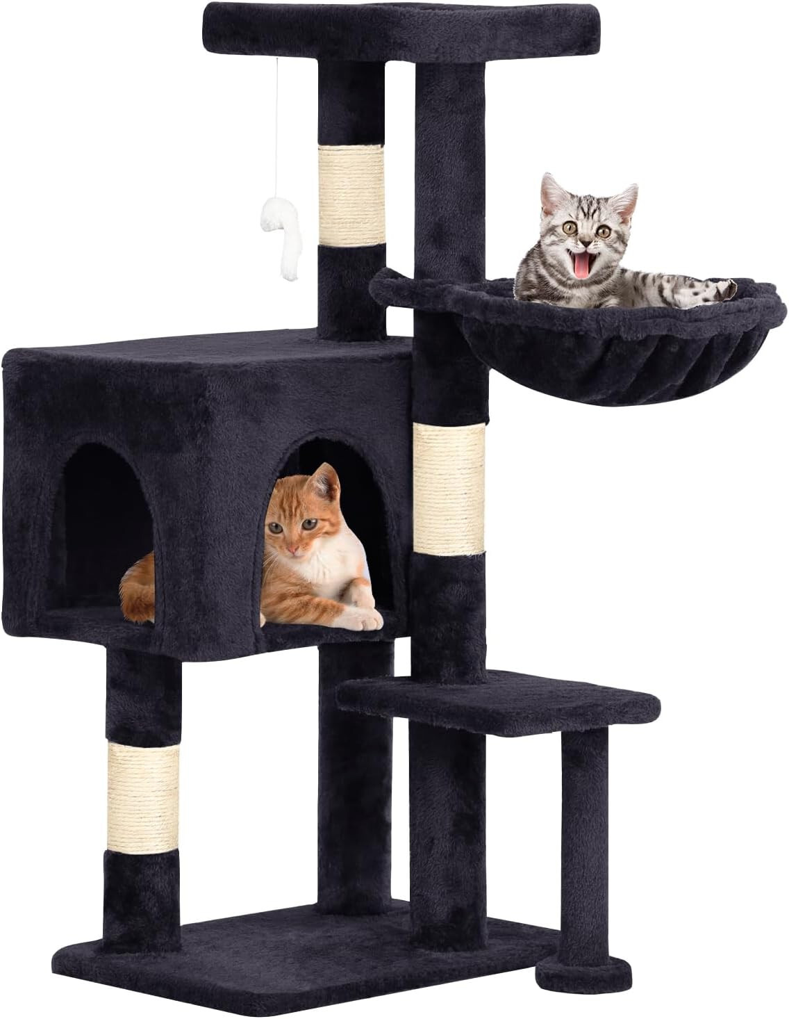 Cat Tree 36 inch Tall Cat Tower for Indoor Cats w/Cat Scratching Post, Cat Condo