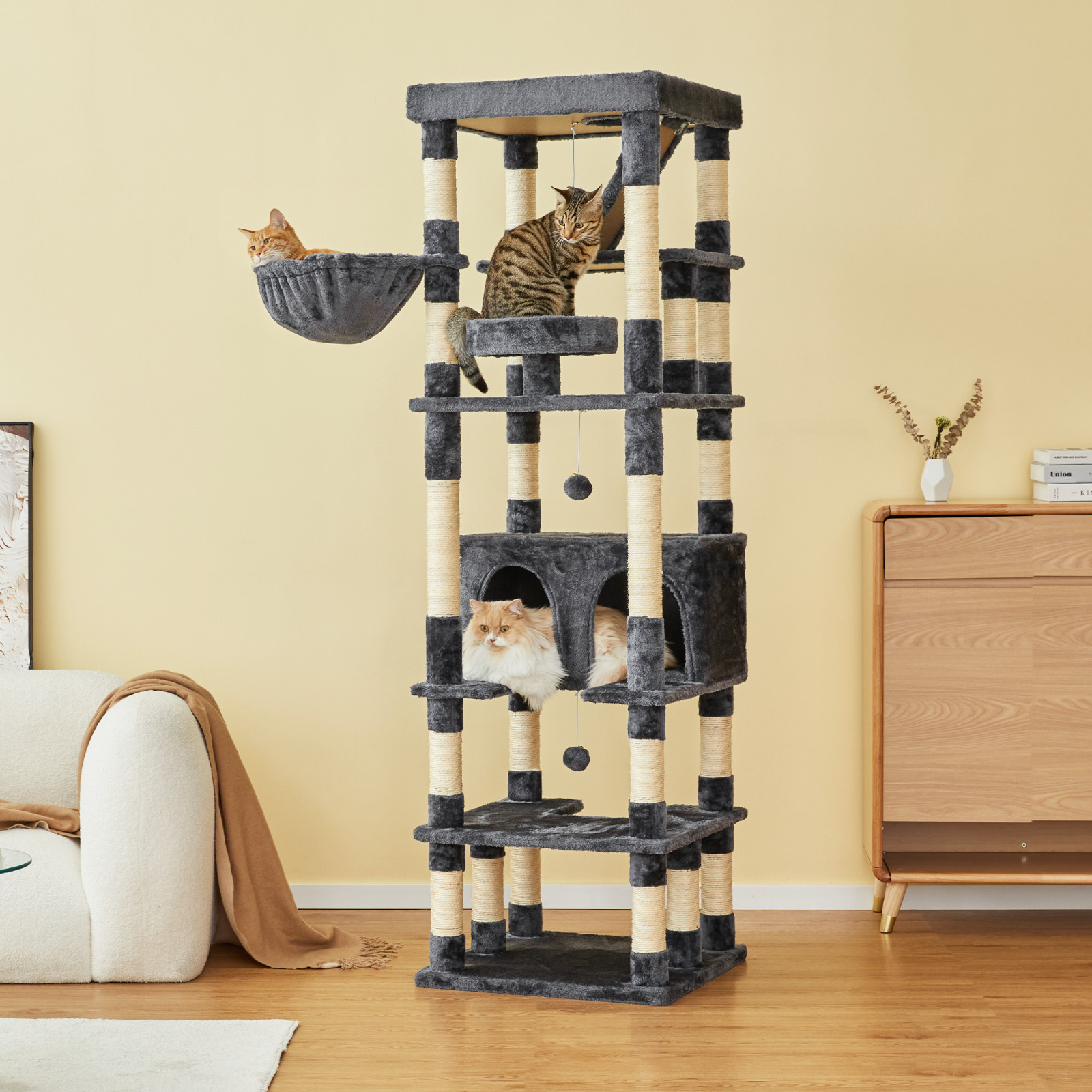 Multi-size Large Cat Tree Cat Tower Condo Activity Center Pet Kitty Supplies.