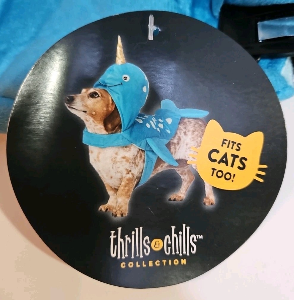 Brand New Narwhal Pet Dog Cat Halloween Costume size M