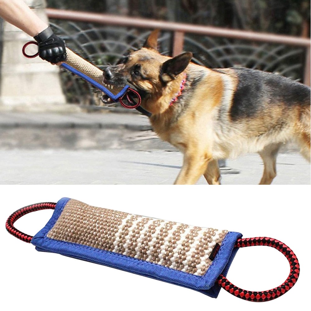 Heavy Duty Dog Chew Toy with Double Stitching for Large Breed Interactive Play