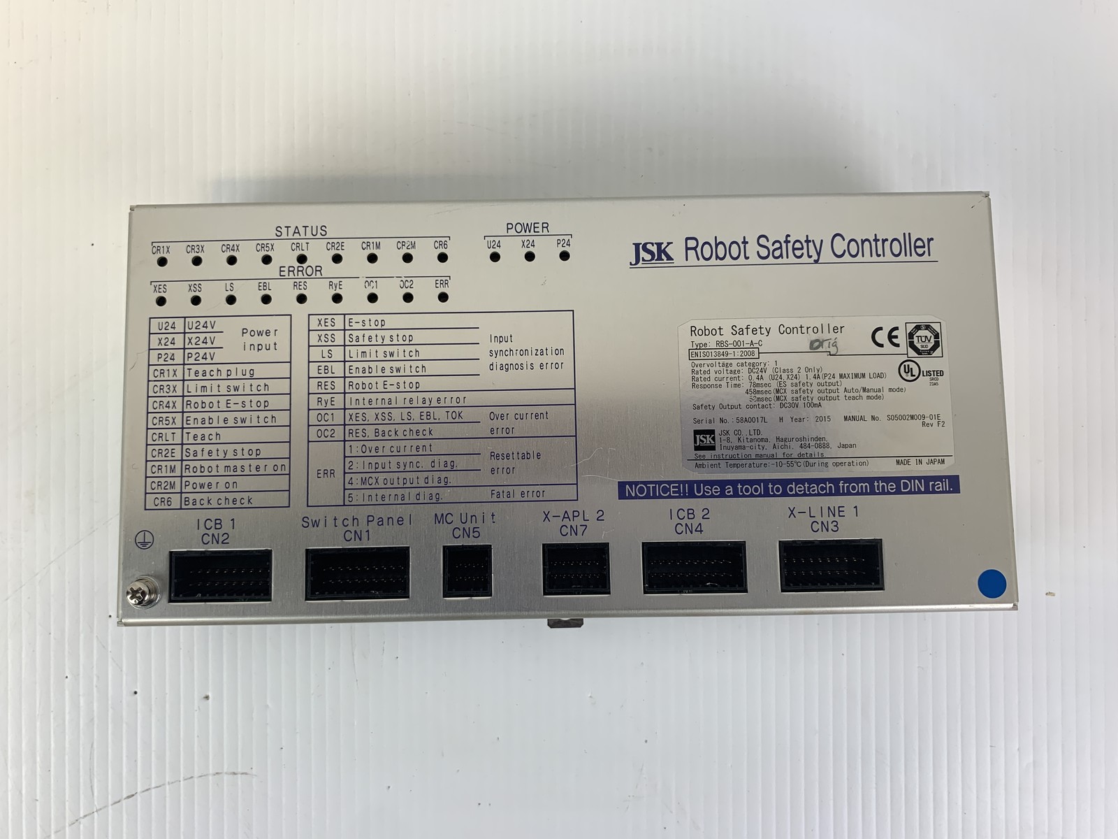 JSK Robot Safety Controller RBS-001-A-C 0.4A DC 24V
