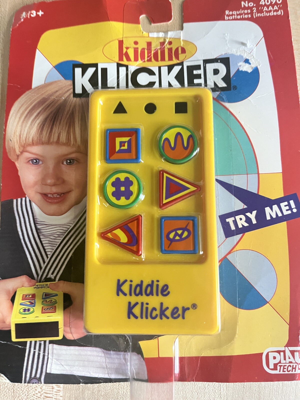 Rare Vintage 1993 Play Tech Kiddie Klicker Interactive Play Toy 