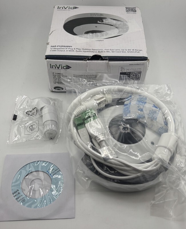 INVID TECH PAR-P12PANNH 12 MEGAPIXEL IP PLUG & PLAY OUTDOOR PANORAMIC CAMERA