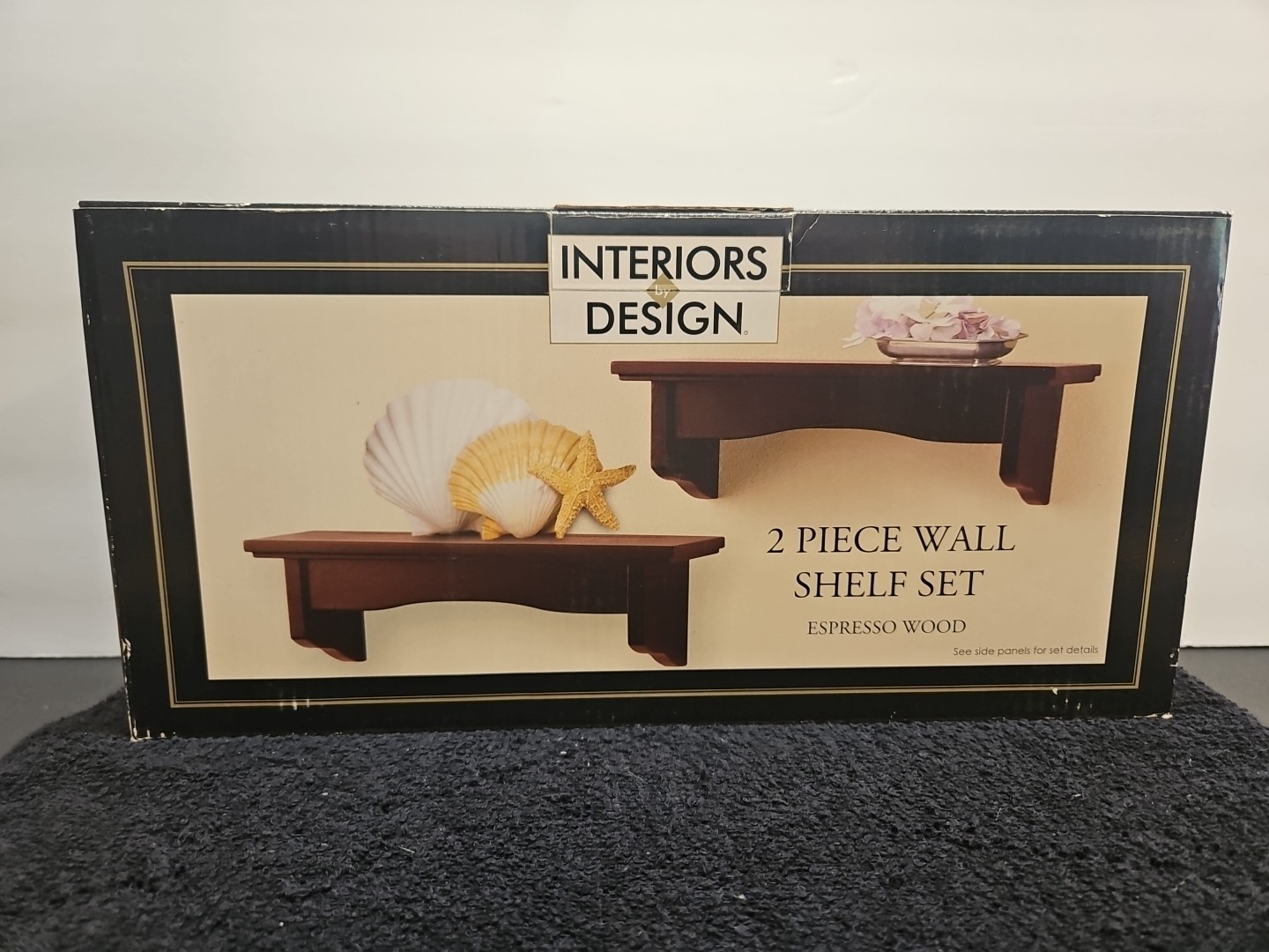Interior By Design 2 Piece Wall Shelf Set Pre-owned/New
