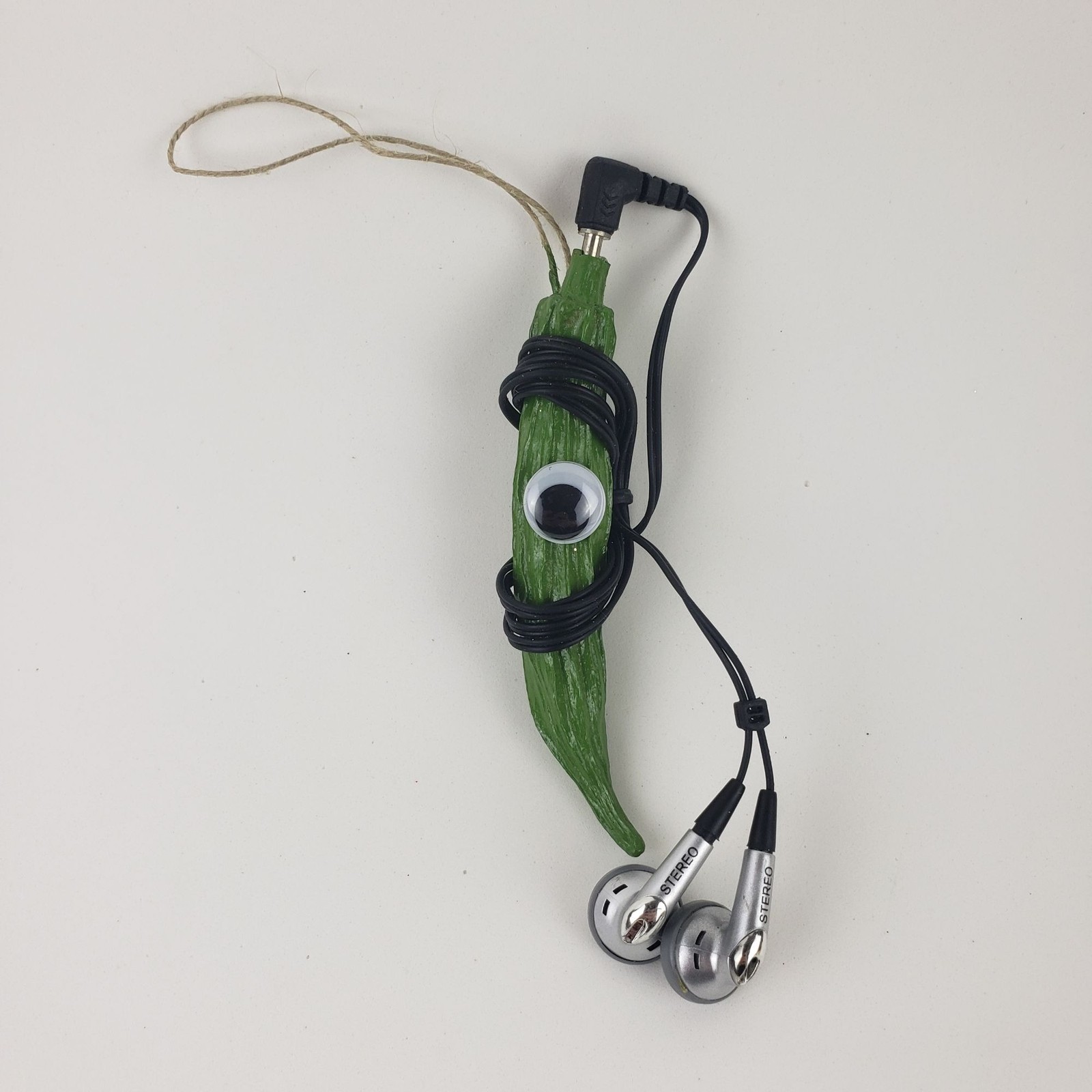 Gag gift Joke "Eye Pod" Ornament - Handmade, Funny, Unique, and Hilarious!