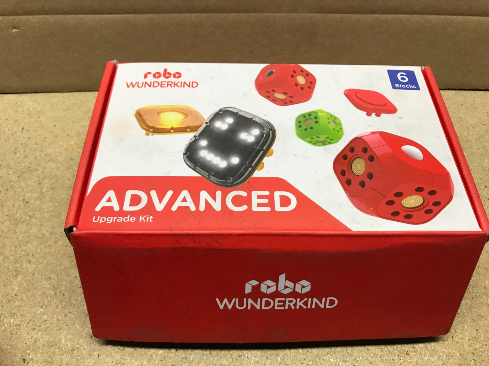 Robo Wunderkind Robotics~ADVANCED UPGRADE Kit~Red Box~6 Blocks