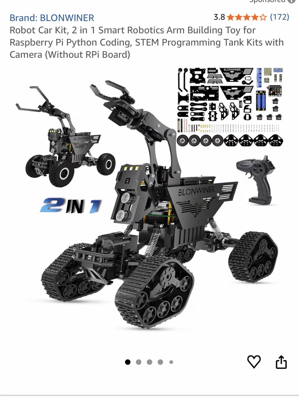 Blonwiner Robot Car Kit