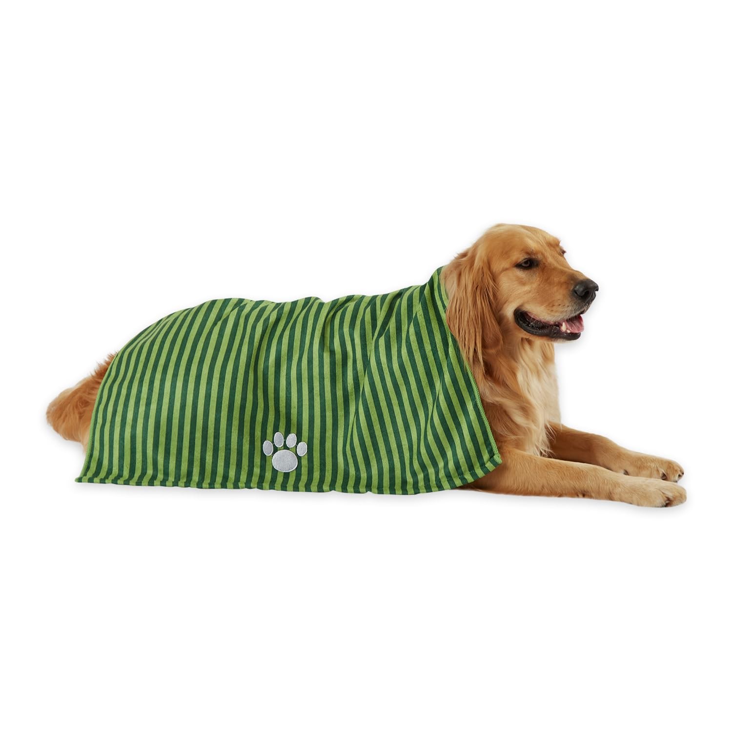Pet Grooming Towel Collection Absorbent Microfiber X-Large, 41x23.5", Striped...