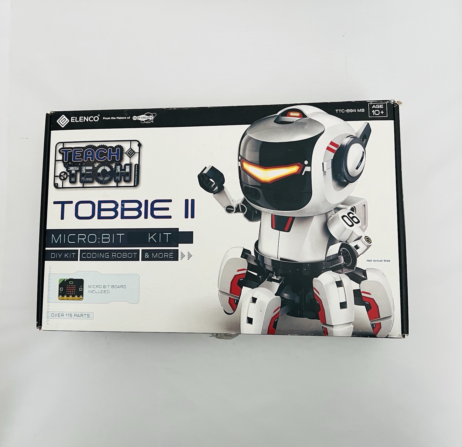 TOBBIE II Micro Bit- Build Yourself Coding Robot Kit- Educational STEM Toy - New
