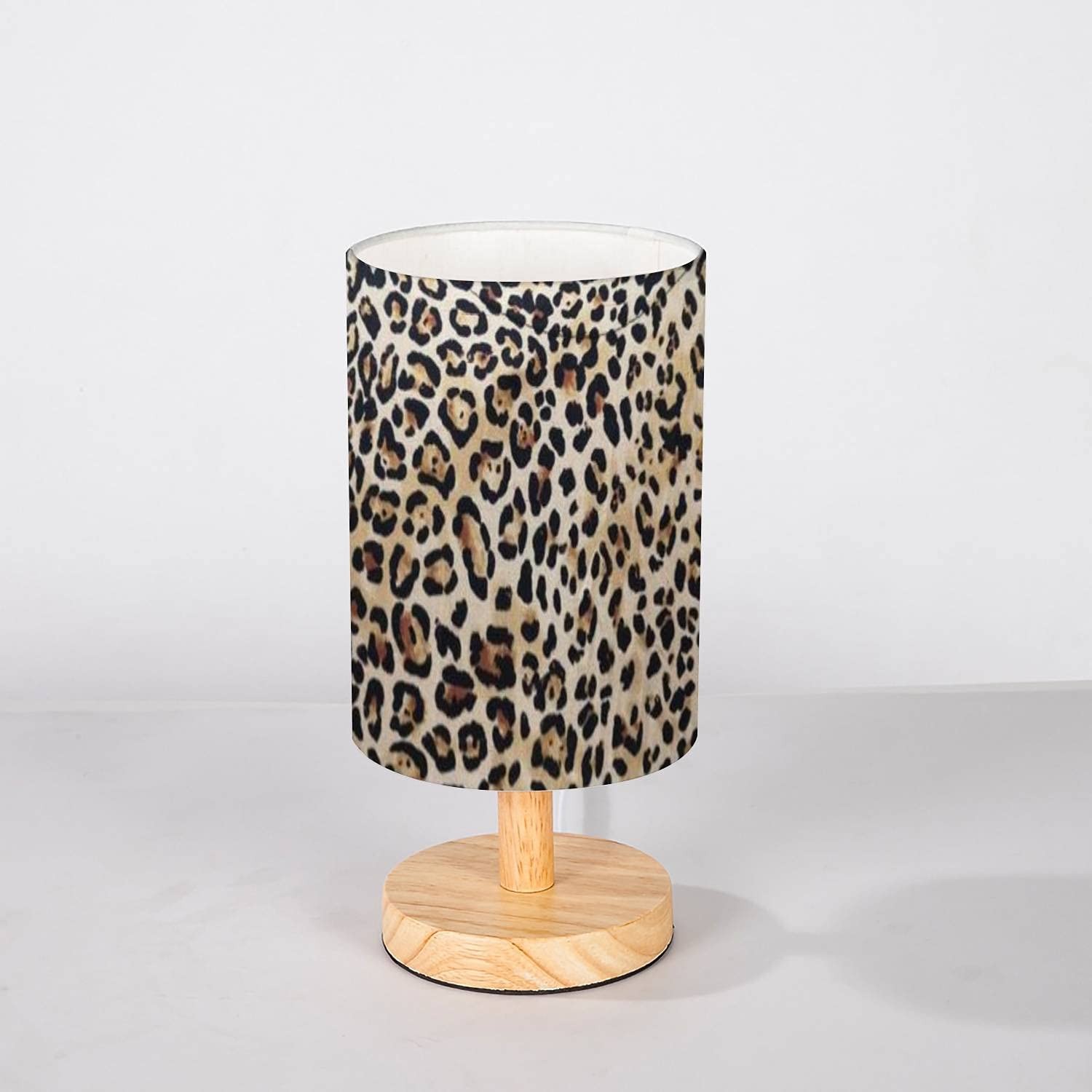 Minimalist Bedside Table Lamp Luxury Leopard Background Animal Print Cheetah ...