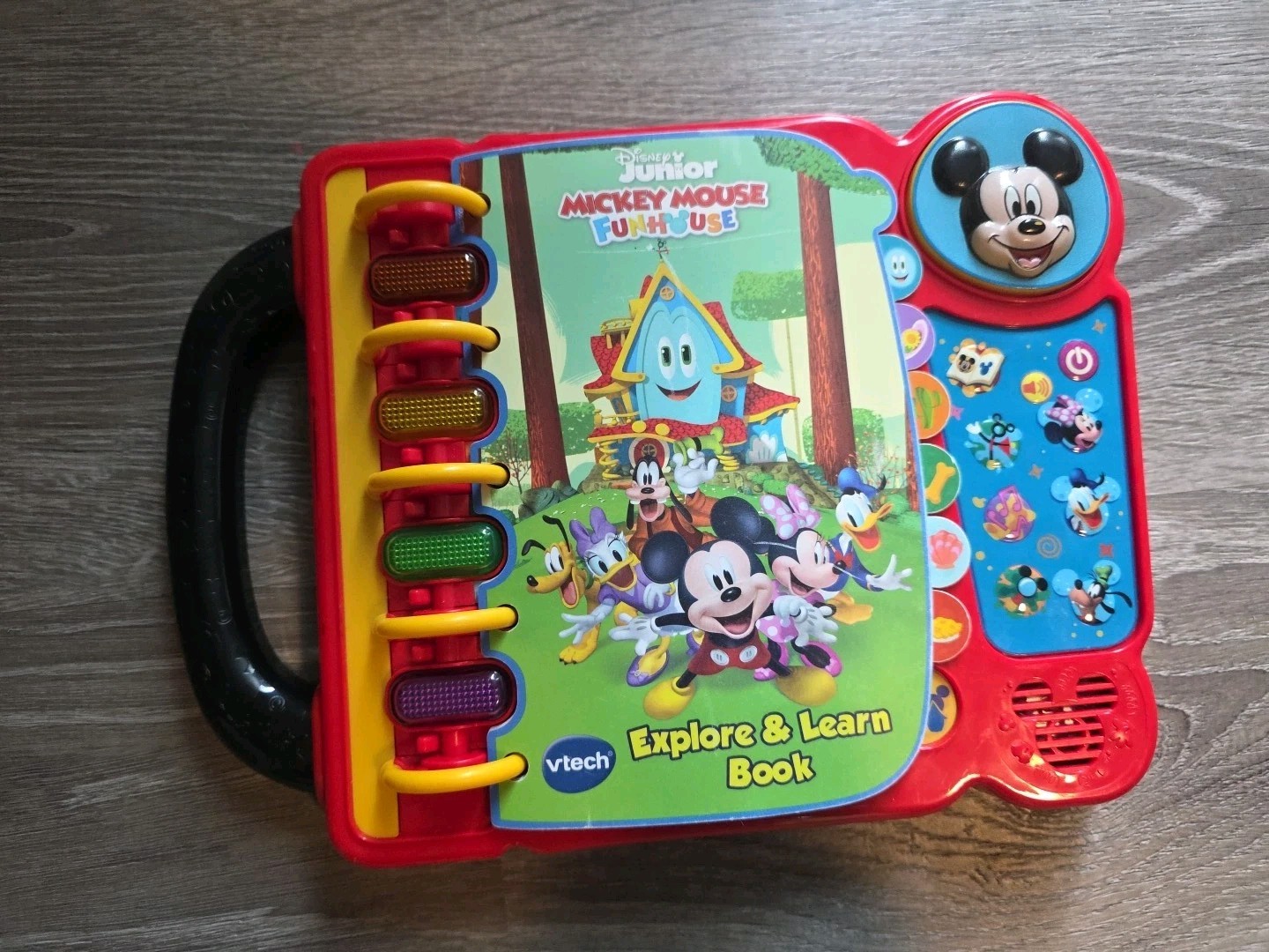 V-tech Disney Junior Mickey Mouse Fun House Explore & Learn Electronic book 2022